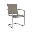 Gartenstuhl NIEHOFF �Nils Freischwinger� Batyline Polster taupe